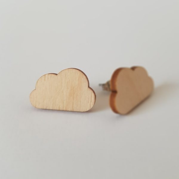 Maalaamaton nappikorvakoru, pilvi